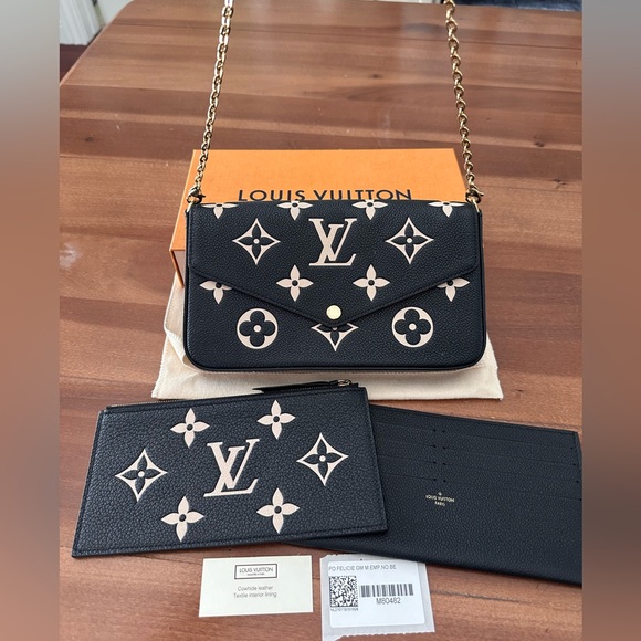 Louis Vuitton Handbags - Louis Vuitton Felicie Pochette Bicolor Empreinte